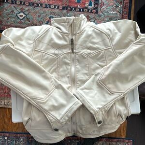Cloudveil hard shell jacket.